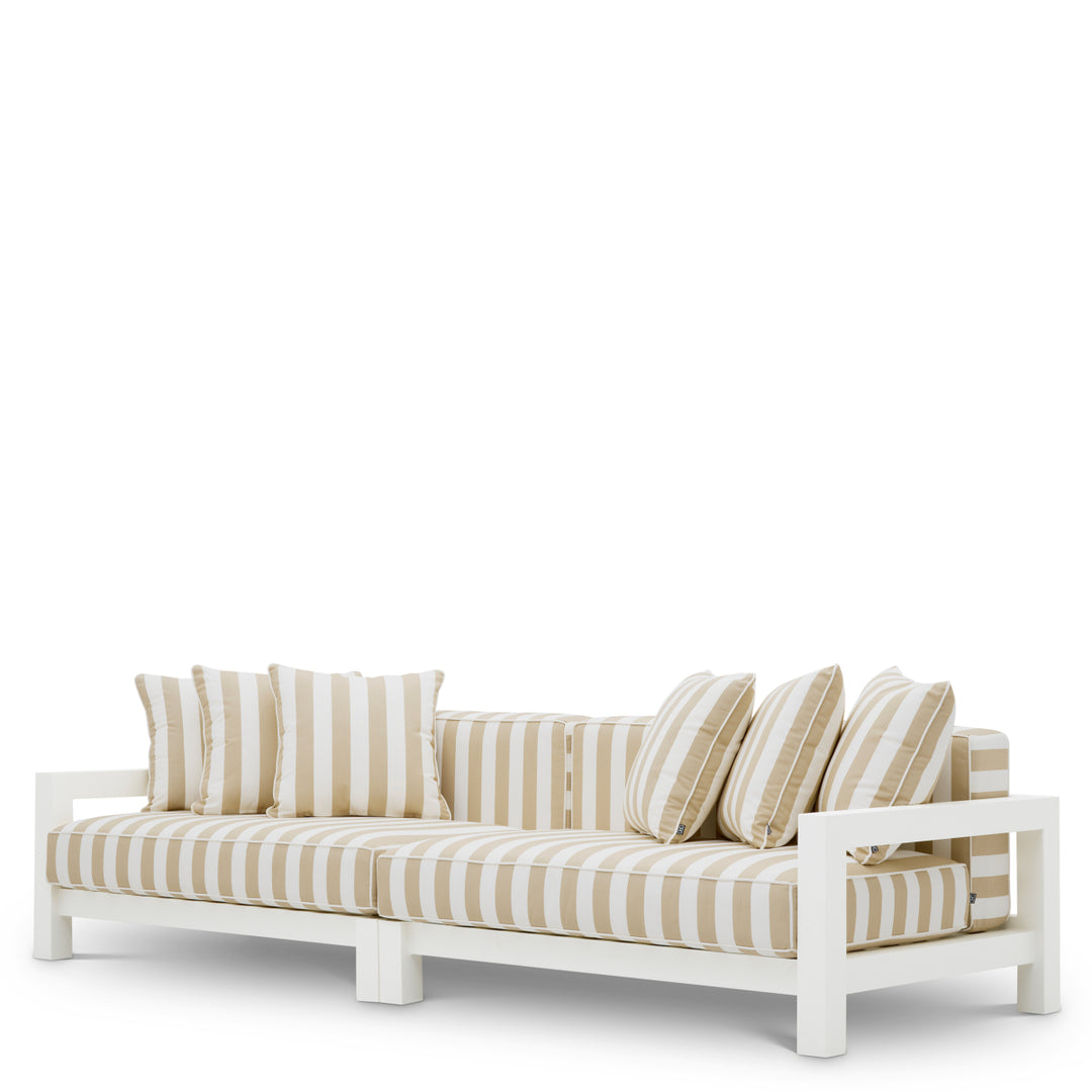 Outdoor Sofa Cap-Antibes Matte White Finish Outdoor Eichholtz