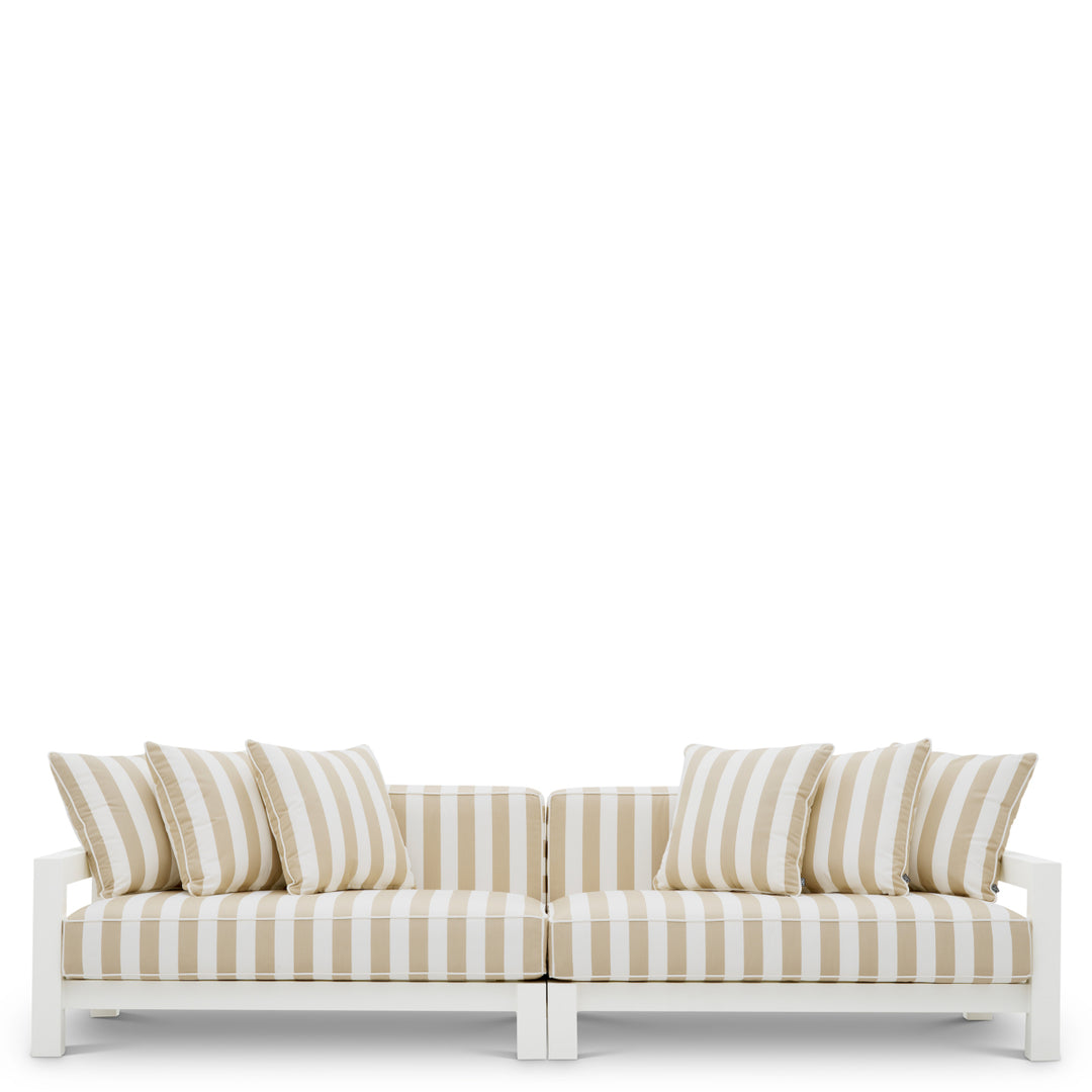 Outdoor Sofa Cap-Antibes Matte White Finish Outdoor Eichholtz