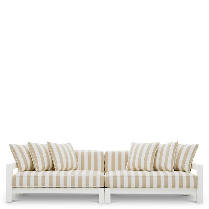 Outdoor Sofa Cap-Antibes Matte White Finish Outdoor Eichholtz