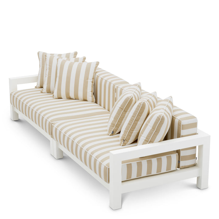 Outdoor Sofa Cap-Antibes Matte White Finish Outdoor Eichholtz