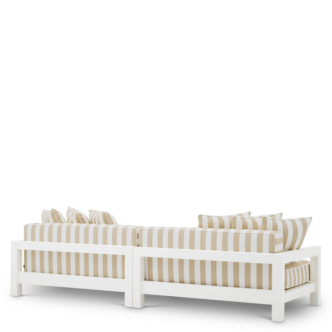 Outdoor Sofa Cap-Antibes Matte White Finish Outdoor Eichholtz