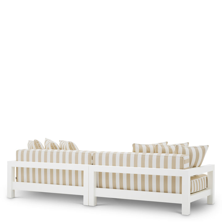 Outdoor Sofa Cap-Antibes Matte White Finish Outdoor Eichholtz