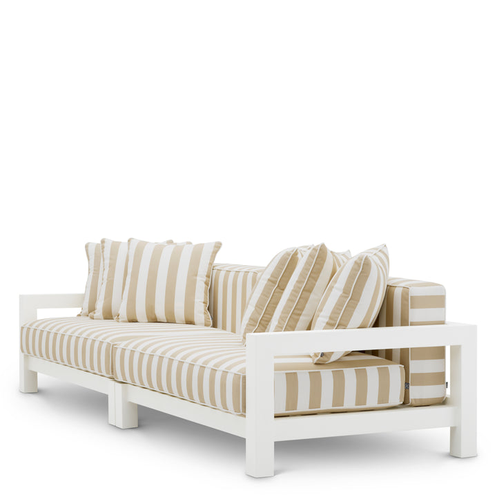 Outdoor Sofa Cap-Antibes Matte White Finish Outdoor Eichholtz