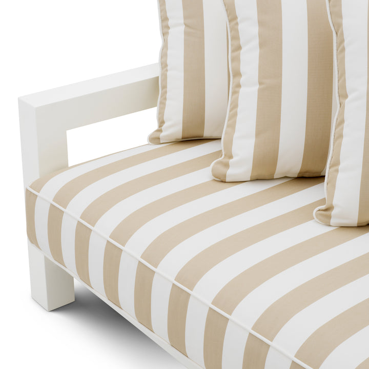 Outdoor Sofa Cap-Antibes Matte White Finish Outdoor Eichholtz