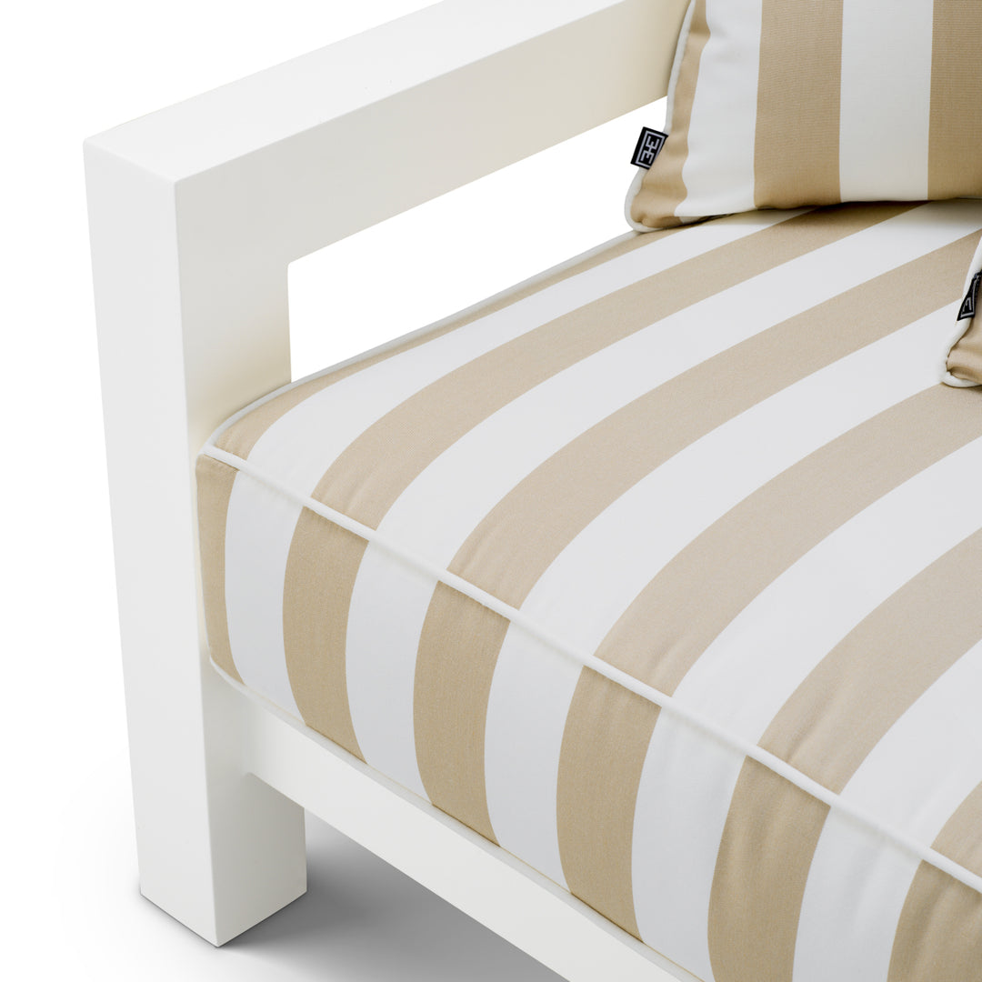 Outdoor Chair Cap-Antibes Matte White Finish Outdoor Eichholtz