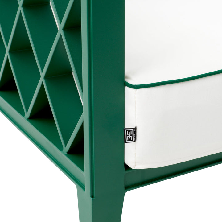 Outdoor Sofa Ocean Club L Green Finish Outdoor Eichholtz