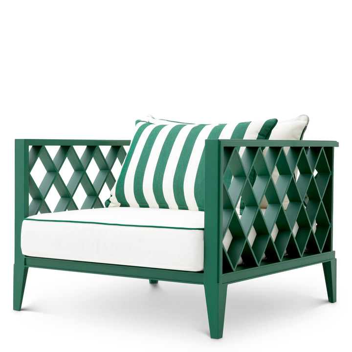 Outdoor Chair Ocean Club Green Finish Outdoor Eichholtz