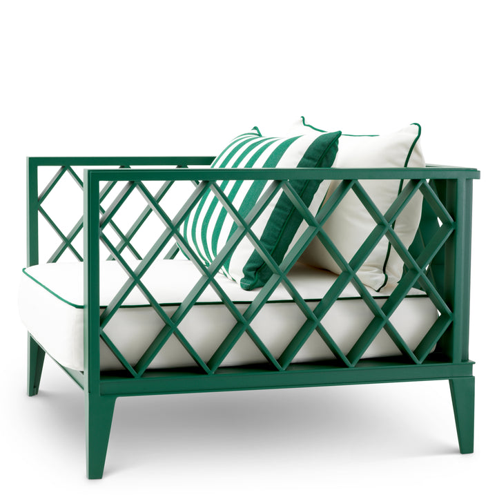Outdoor Chair Ocean Club Green Finish Outdoor Eichholtz