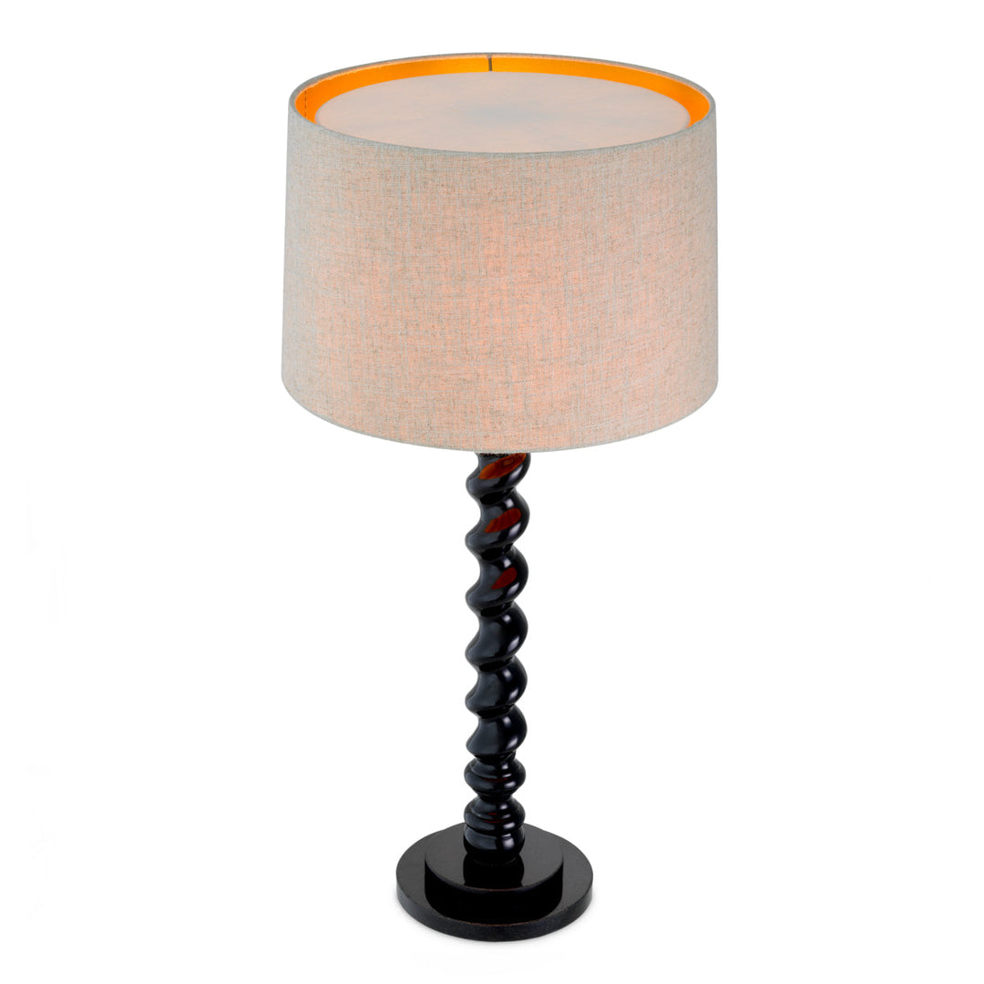 Table Lamp Massimo Piano Black Finish Lighting Eichholtz