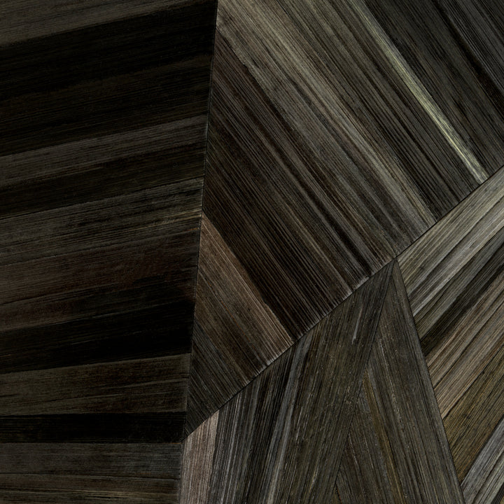 Mirror Cassara Straw Marquetry Charcoal New Collection - January 2026 Eichholtz