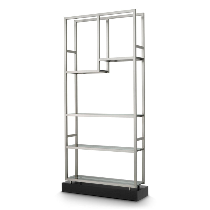 Cabinet Corrado I Brushed Steel Finish Cabinets Eichholtz