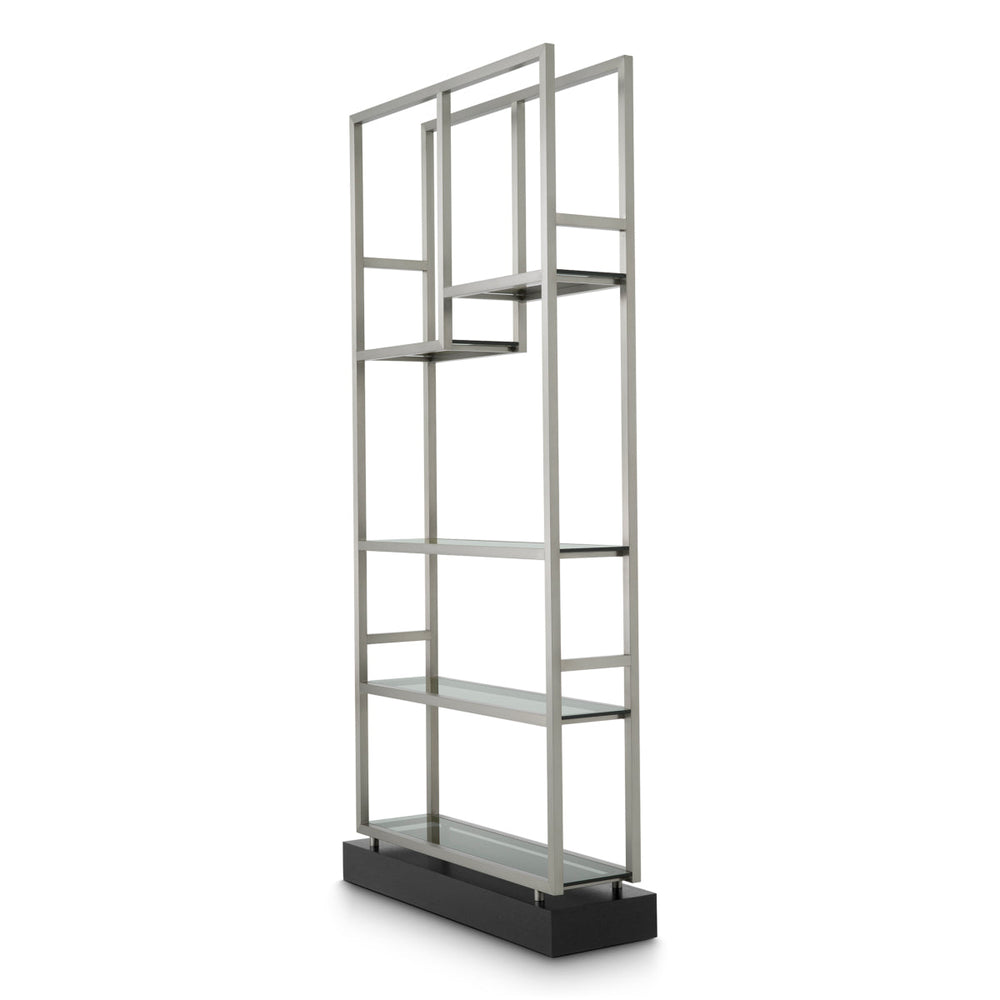 Cabinet Corrado I Brushed Steel Finish Cabinets Eichholtz