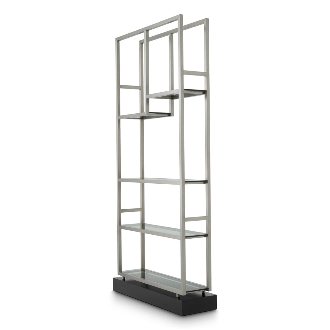 Cabinet Corrado I Brushed Steel Finish Cabinets Eichholtz