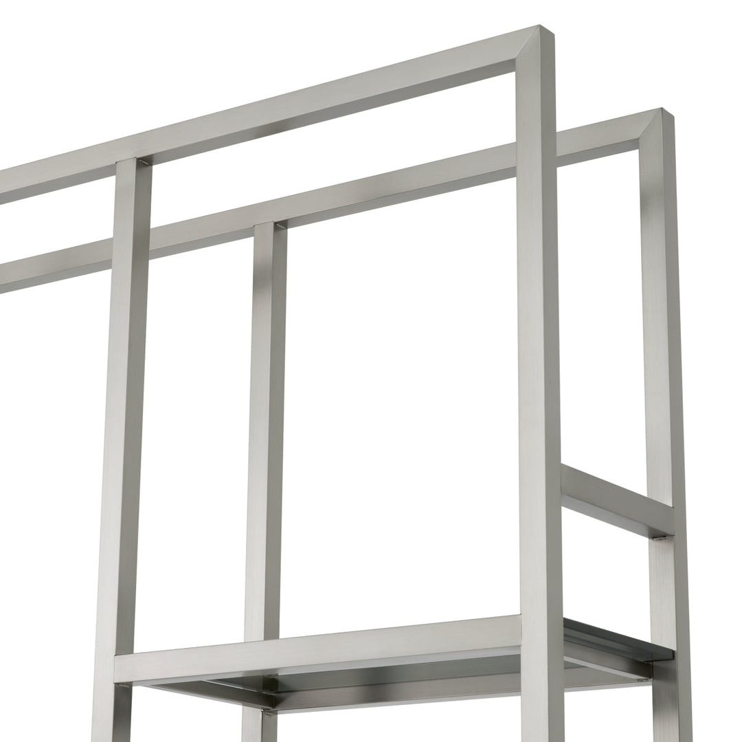 Cabinet Corrado I Brushed Steel Finish Cabinets Eichholtz