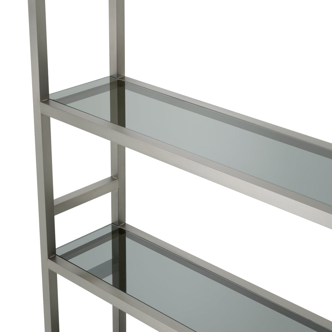 Cabinet Corrado I Brushed Steel Finish Cabinets Eichholtz