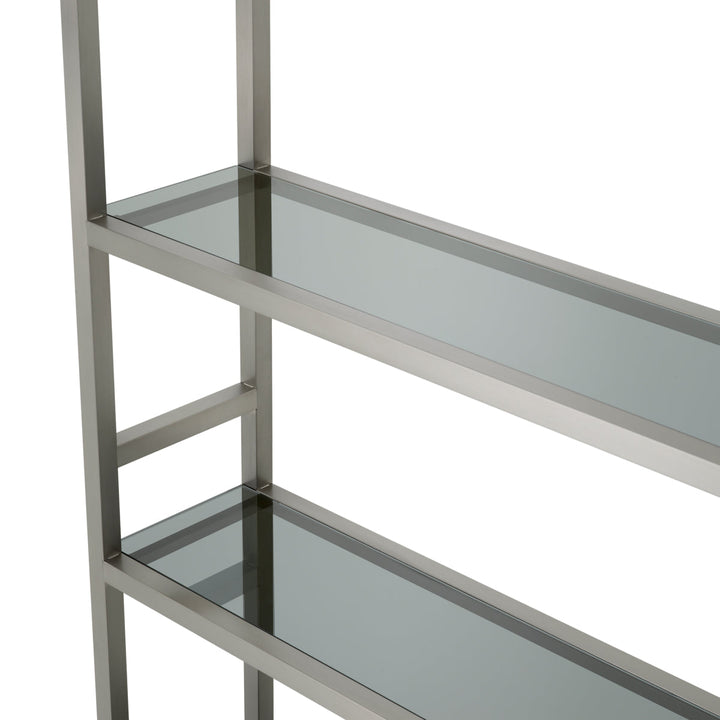 Cabinet Corrado I Brushed Steel Finish Cabinets Eichholtz