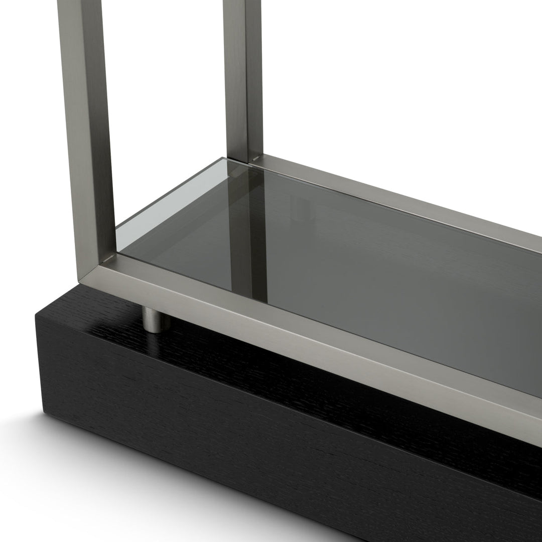 Cabinet Corrado I Brushed Steel Finish Cabinets Eichholtz
