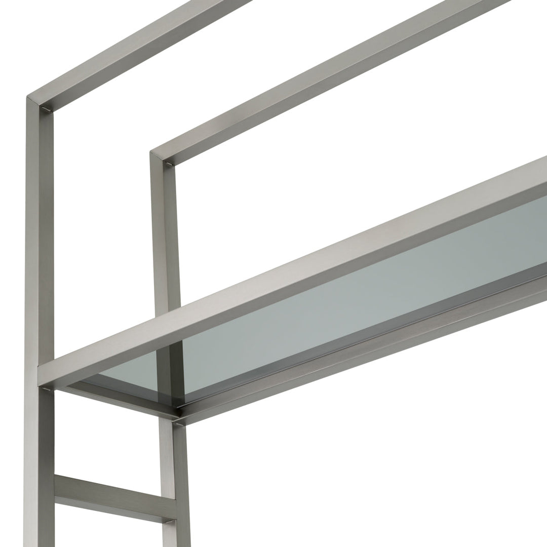 Cabinet Corrado Ii Brushed Steel Finish Furniture Eichholtz