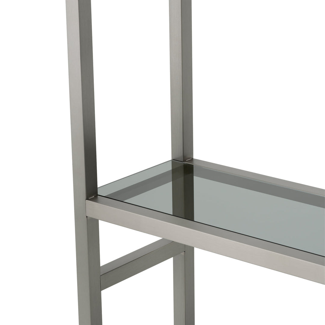 Cabinet Corrado Ii Brushed Steel Finish Furniture Eichholtz