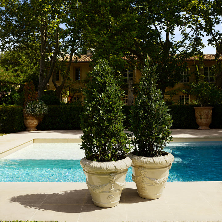 Outdoor Planter Toulon Sand Finish Ceramic Outdoor Eichholtz