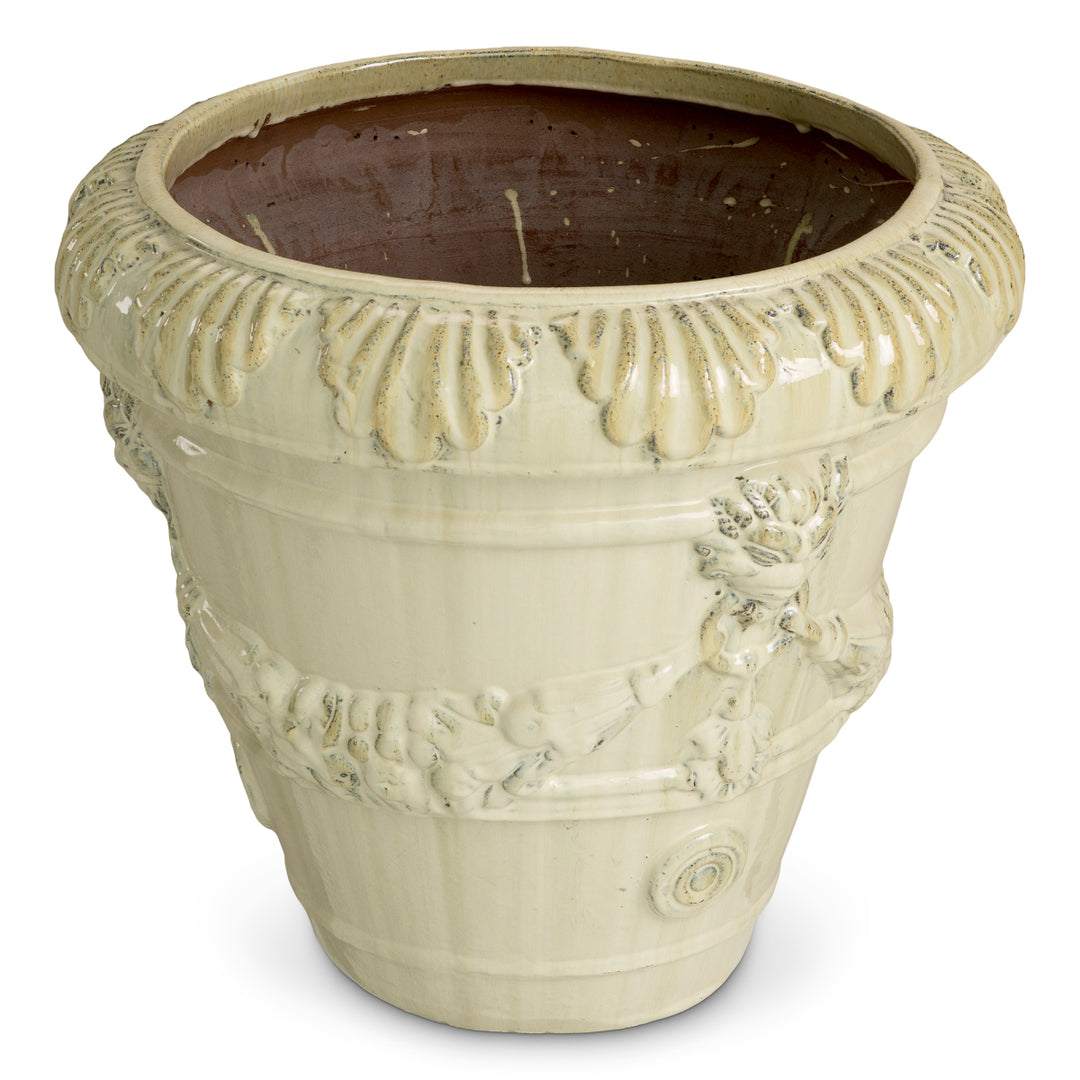 Outdoor Planter Toulon Sand Finish Ceramic Outdoor Eichholtz