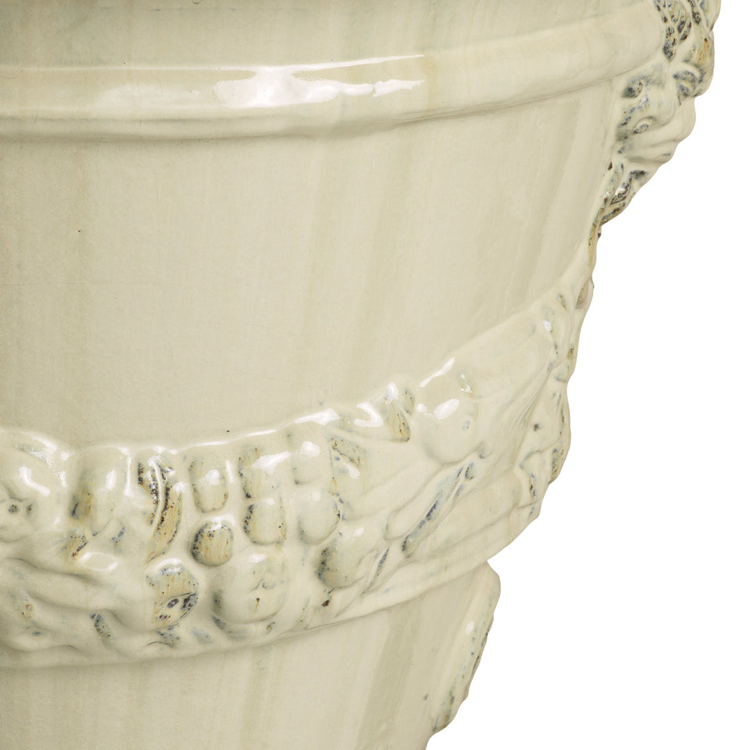 Outdoor Planter Toulon Sand Finish Ceramic Outdoor Eichholtz