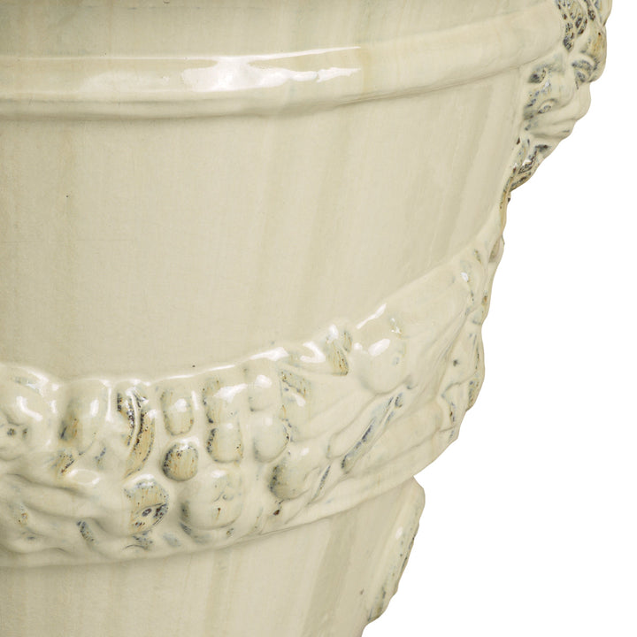 Outdoor Planter Toulon Sand Finish Ceramic Outdoor Eichholtz