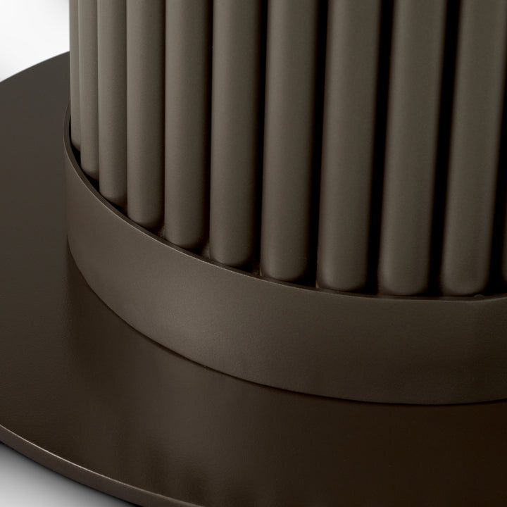 Outdoor Coffee Table Volterra Round Bronze Finish Outdoor Eichholtz