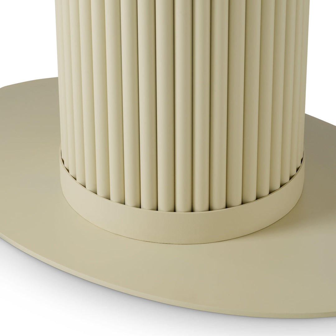 Dining Table Volterra Oval Sand Finish Outdoor Eichholtz