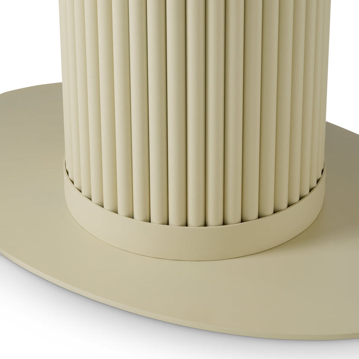 Dining Table Volterra Oval Sand Finish Outdoor Eichholtz