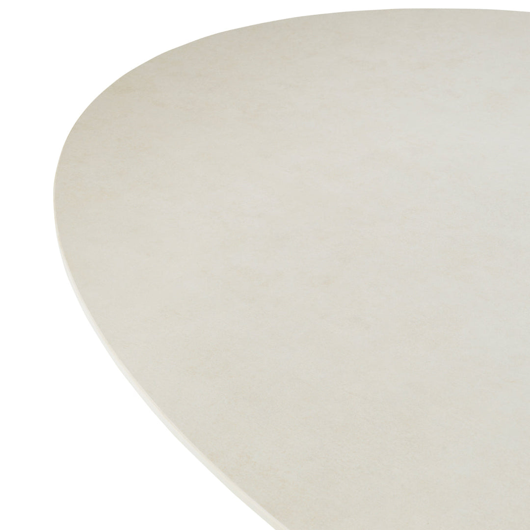 Dining Table Volterra Oval Sand Finish Outdoor Eichholtz