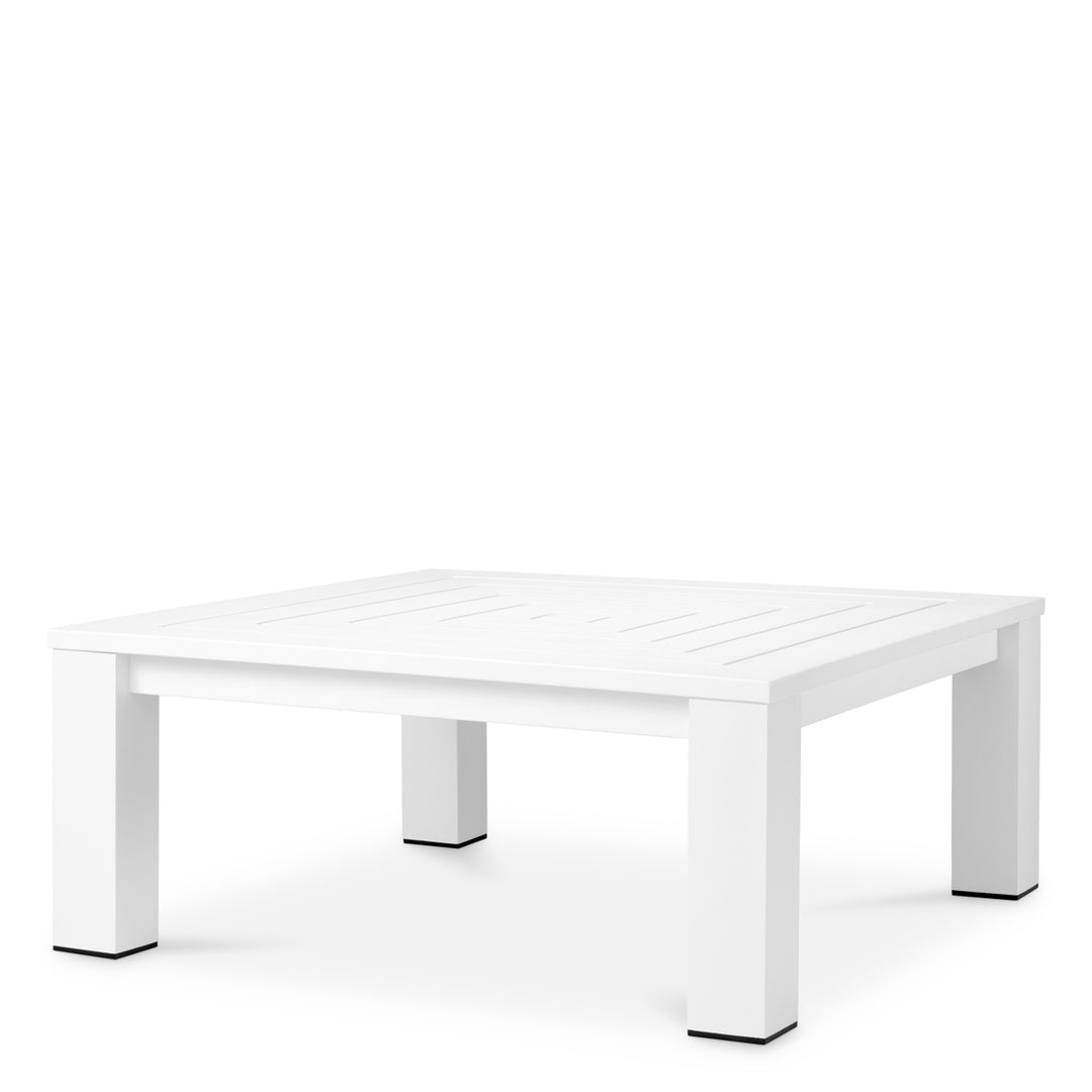 Outdoor Coffee Table Vistamar Matte White Finish Coffee Tables Eichholtz