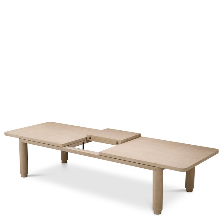 Extendable Dining Table Atelier L Washed Oak Veneer Dining Tables Eichholtz