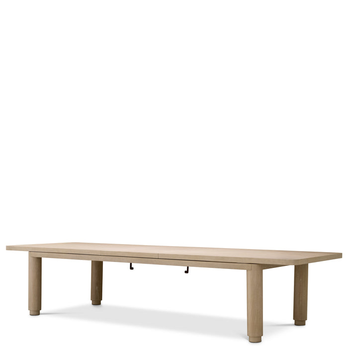 Extendable Dining Table Atelier L Washed Oak Veneer Dining Tables Eichholtz