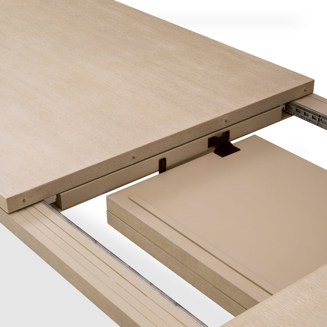 Extendable Dining Table Atelier L Washed Oak Veneer Dining Tables Eichholtz