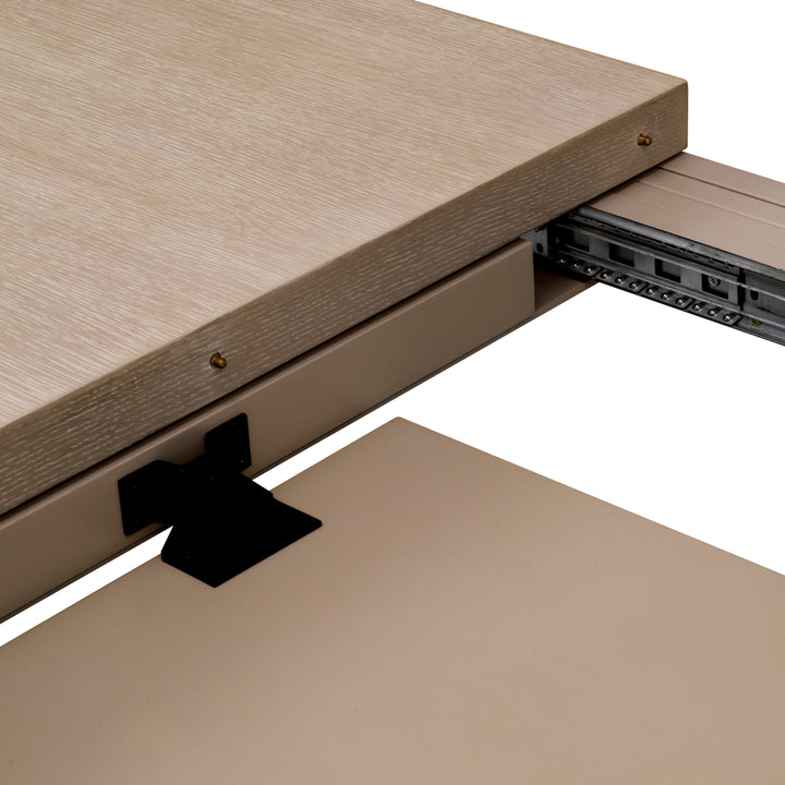 Extendable Dining Table Atelier L Washed Oak Veneer Dining Tables Eichholtz