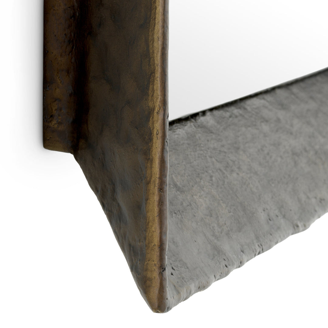 Mirror Othello Square Hammered Bronze Finish New Collection - January 2026 Eichholtz