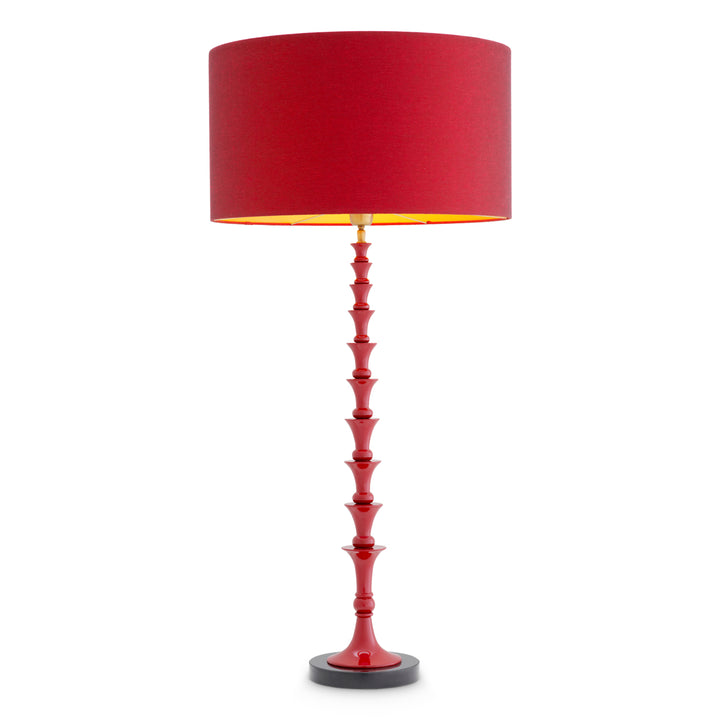Table Lamp Arabella Bordeaux Red Finish Lighting Eichholtz