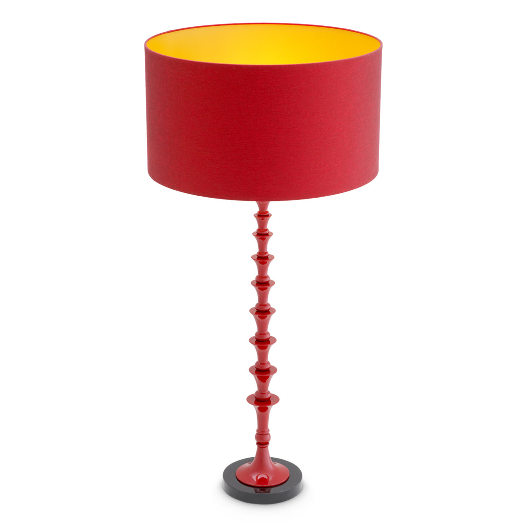 Table Lamp Arabella Bordeaux Red Finish Lighting Eichholtz