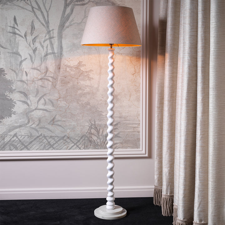 Floor Lamp Massimo Piano White Finish Lighting Eichholtz