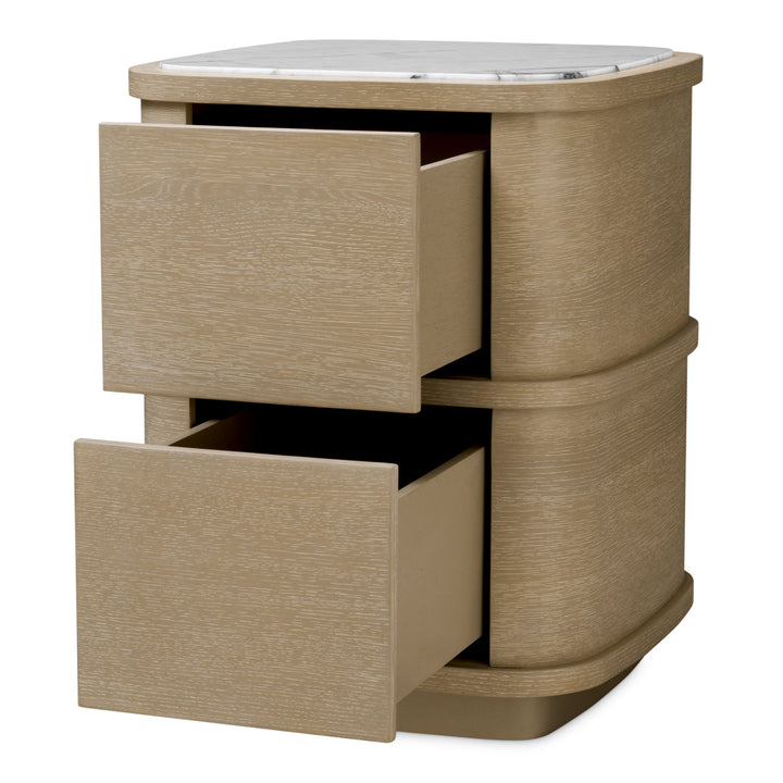 Nightstand Cabana S Washed Oak Veneer Bedroom Eichholtz