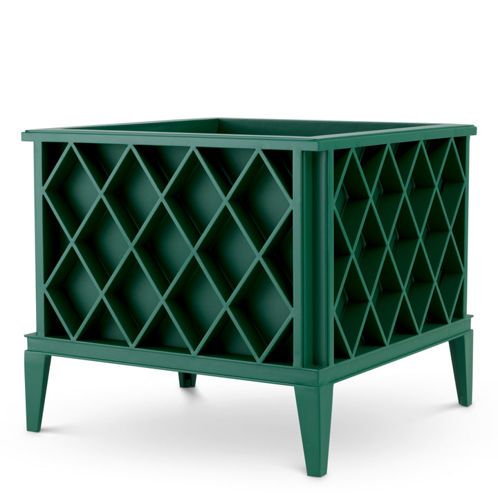 Outdoor Planter Ocean Club Green Finish Outdoor Eichholtz