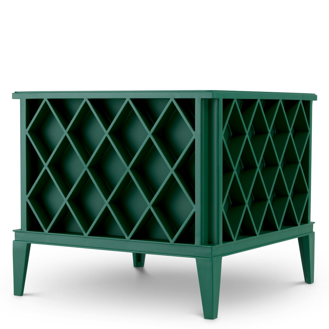 Outdoor Planter Ocean Club Green Finish Outdoor Eichholtz