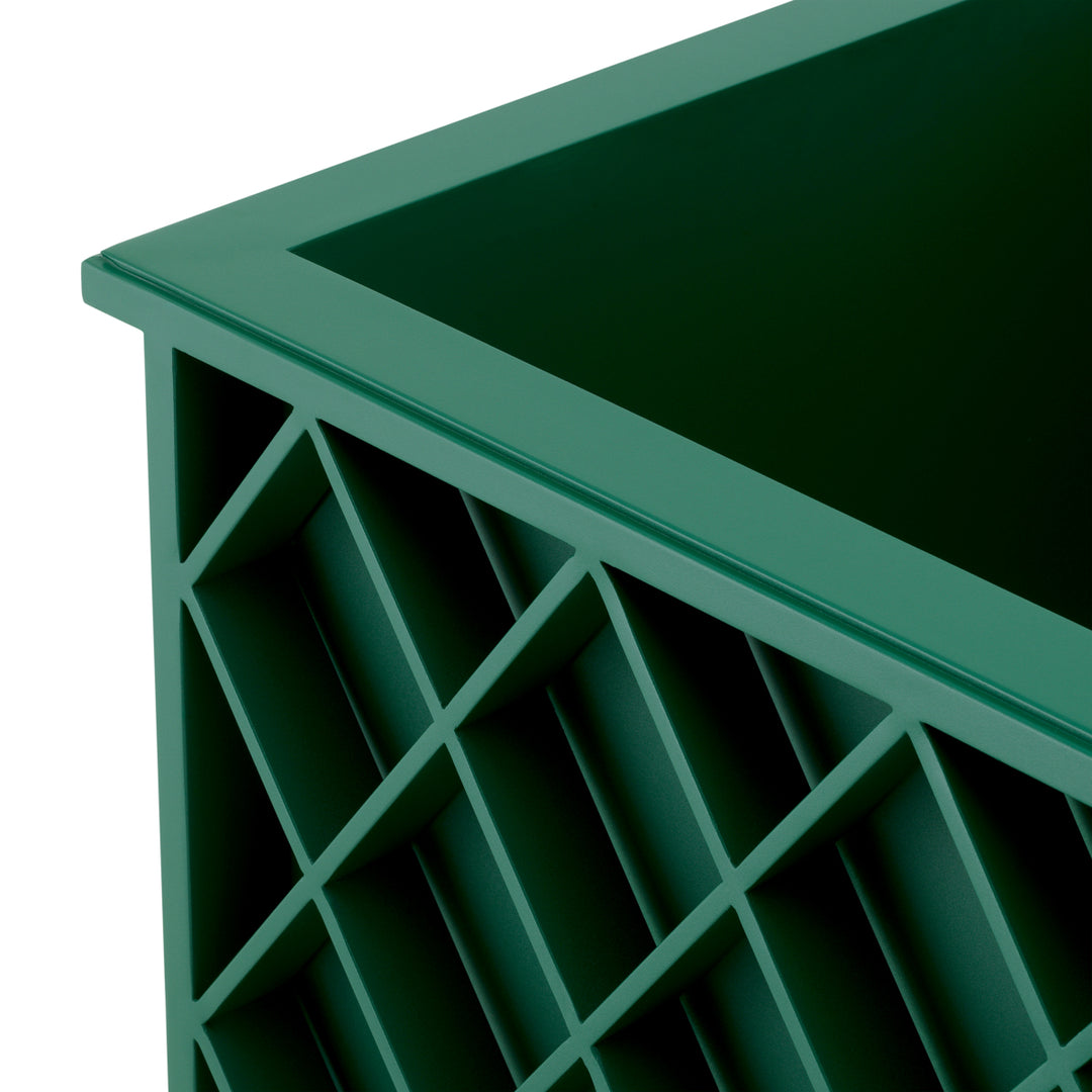 Outdoor Planter Ocean Club Green Finish Outdoor Eichholtz