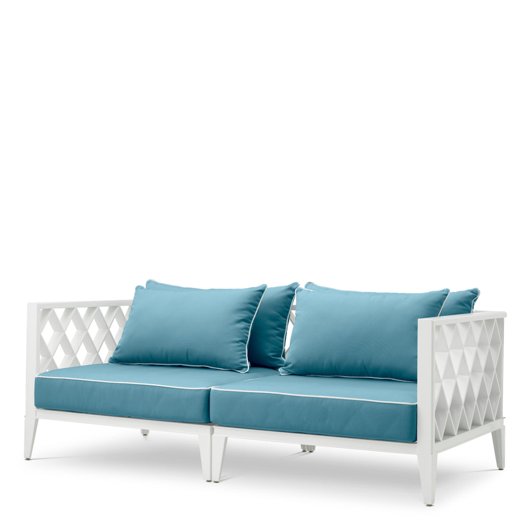 Outdoor Sofa Ocean Club S White Finish Outdoor Eichholtz