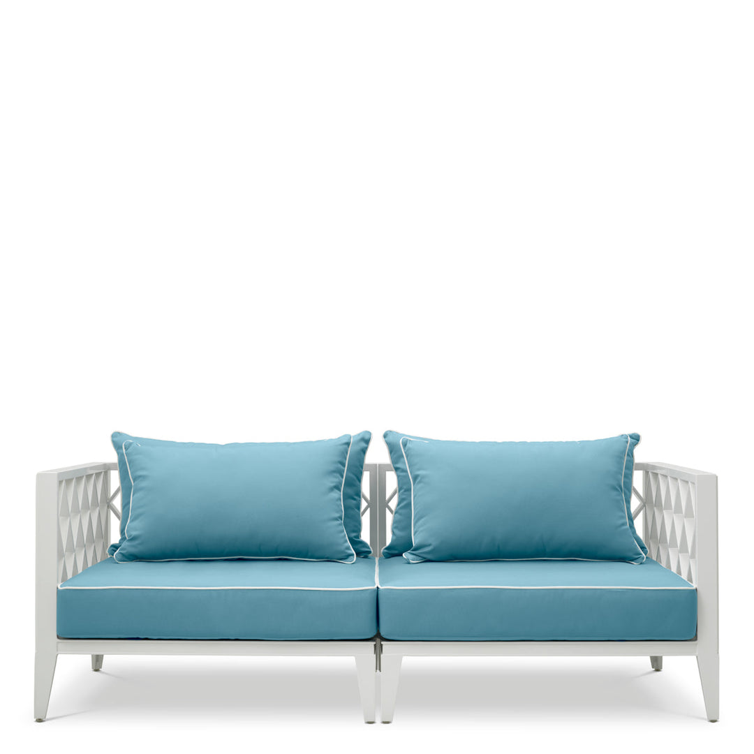 Outdoor Sofa Ocean Club S White Finish Outdoor Eichholtz