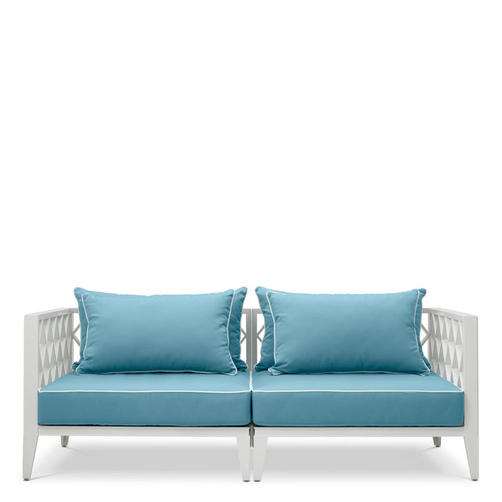Outdoor Sofa Ocean Club S White Finish Outdoor Eichholtz