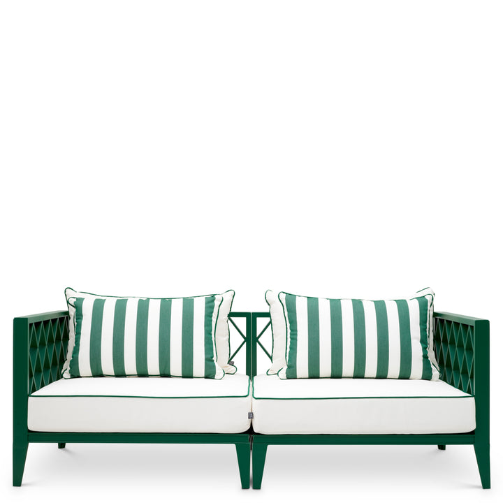 Outdoor Sofa Ocean Club S Green Finish Outdoor Eichholtz