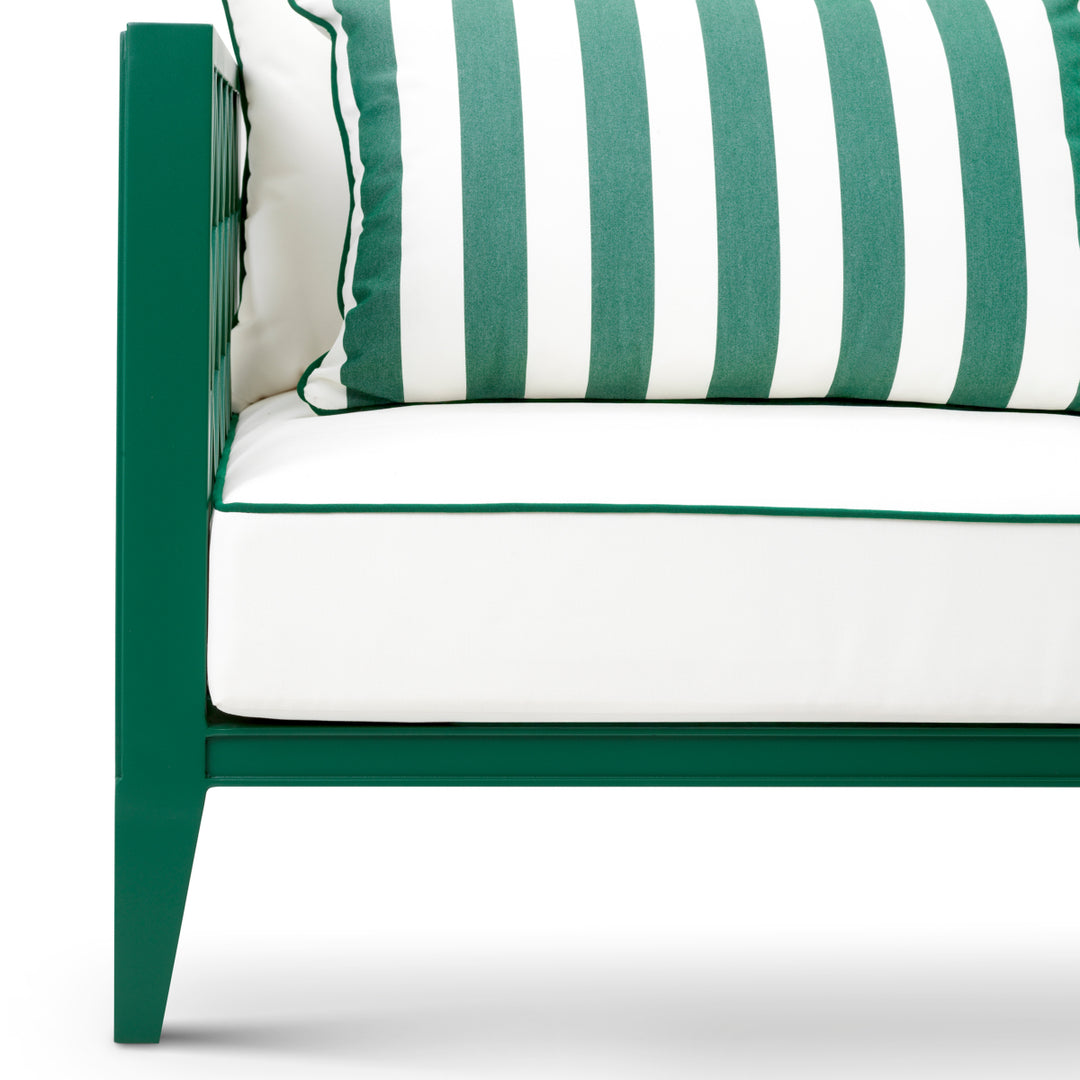 Outdoor Sofa Ocean Club S Green Finish Outdoor Eichholtz