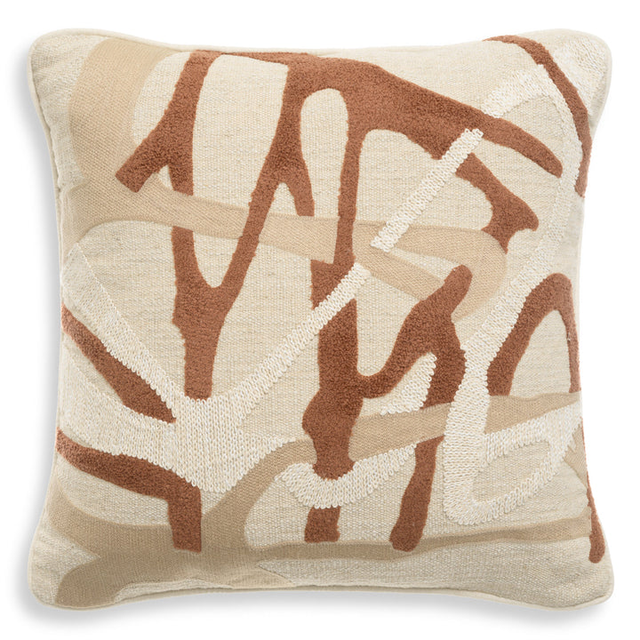 Cushion Saphira Square I Natural Orange Accessories Eichholtz